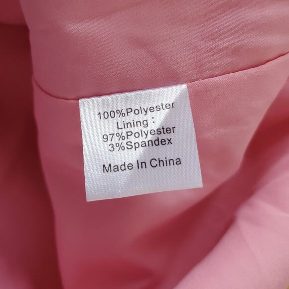 Tuckernuck Jackie Mini Shift Dress Light Pink Bubblegum Tweed Lined Size Small - Picture 9 of 10